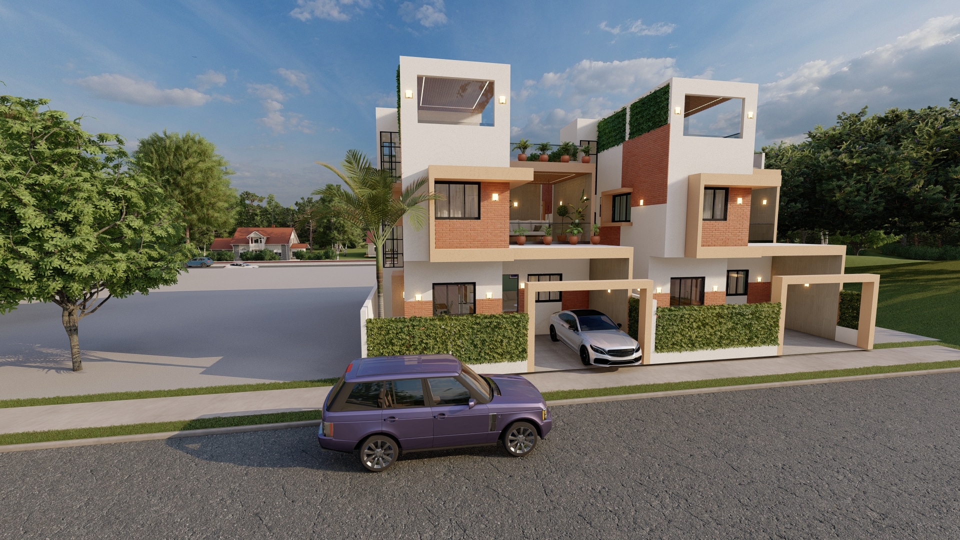 modern bungalow house layout front elevation of by urban terrace east facing 1500 ft