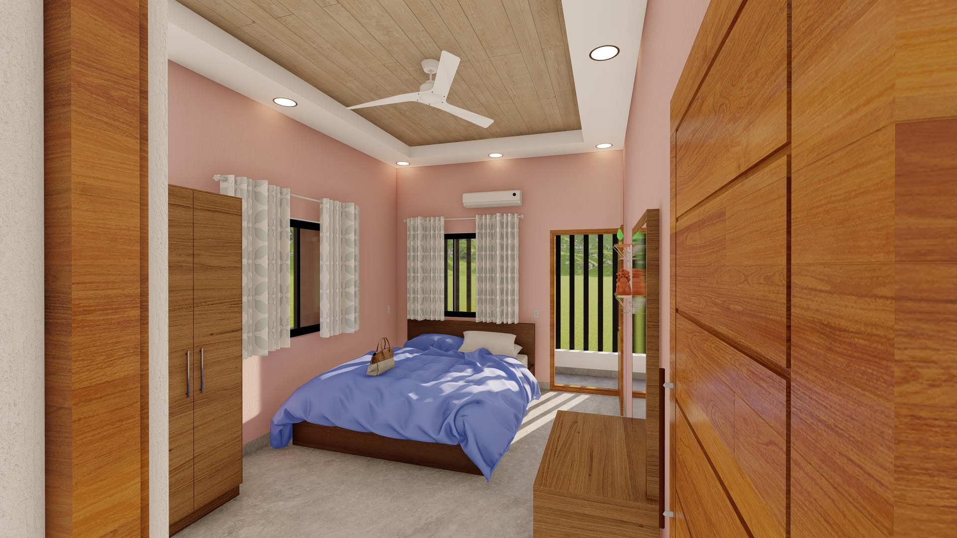 new bungalow home design bedroom by urban terrace west facing 1500 ft