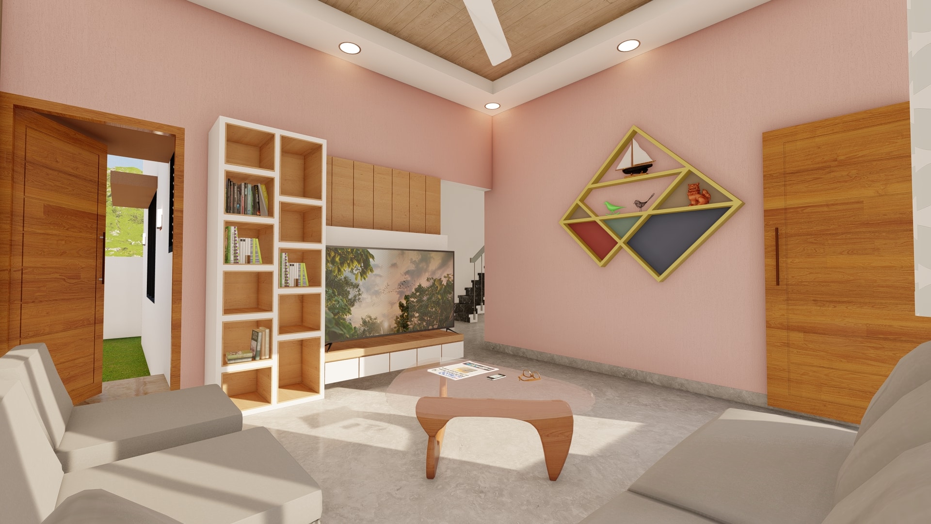 new bungalow home design west living room by urban terrace 1500 ft