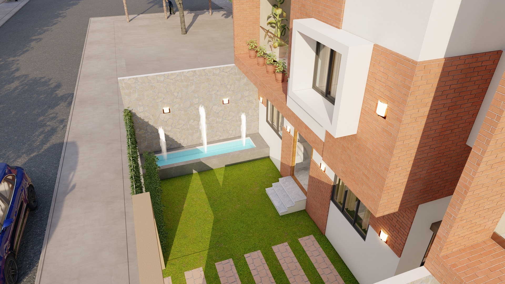 new villa construction floor plan front enterance area 30x60 west facing by urban terrace