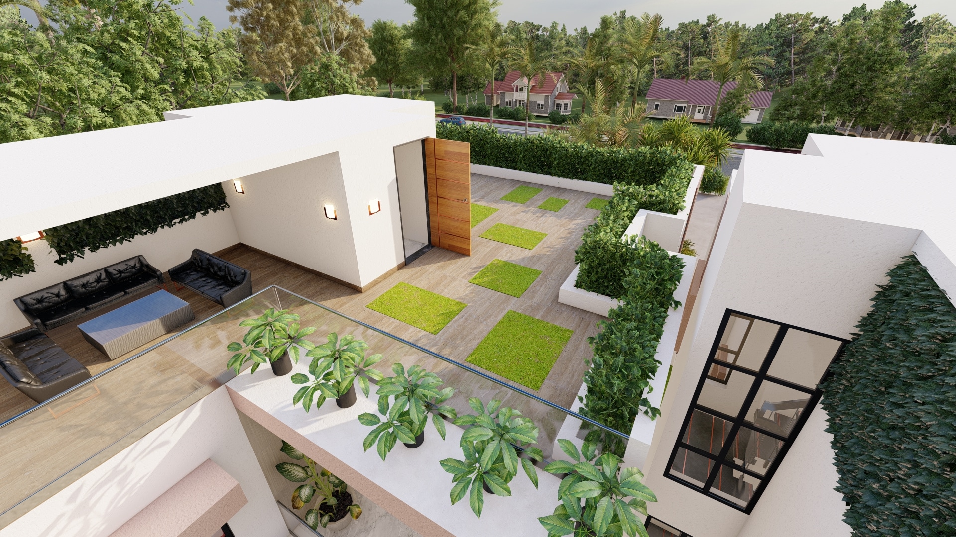 urban terrace best villa home layout design 30x60 east facing terrace