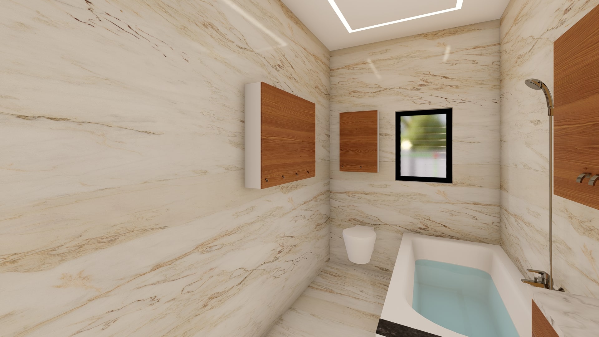 bathtub in 02 bedrooms at short term rental villas by urban terrace