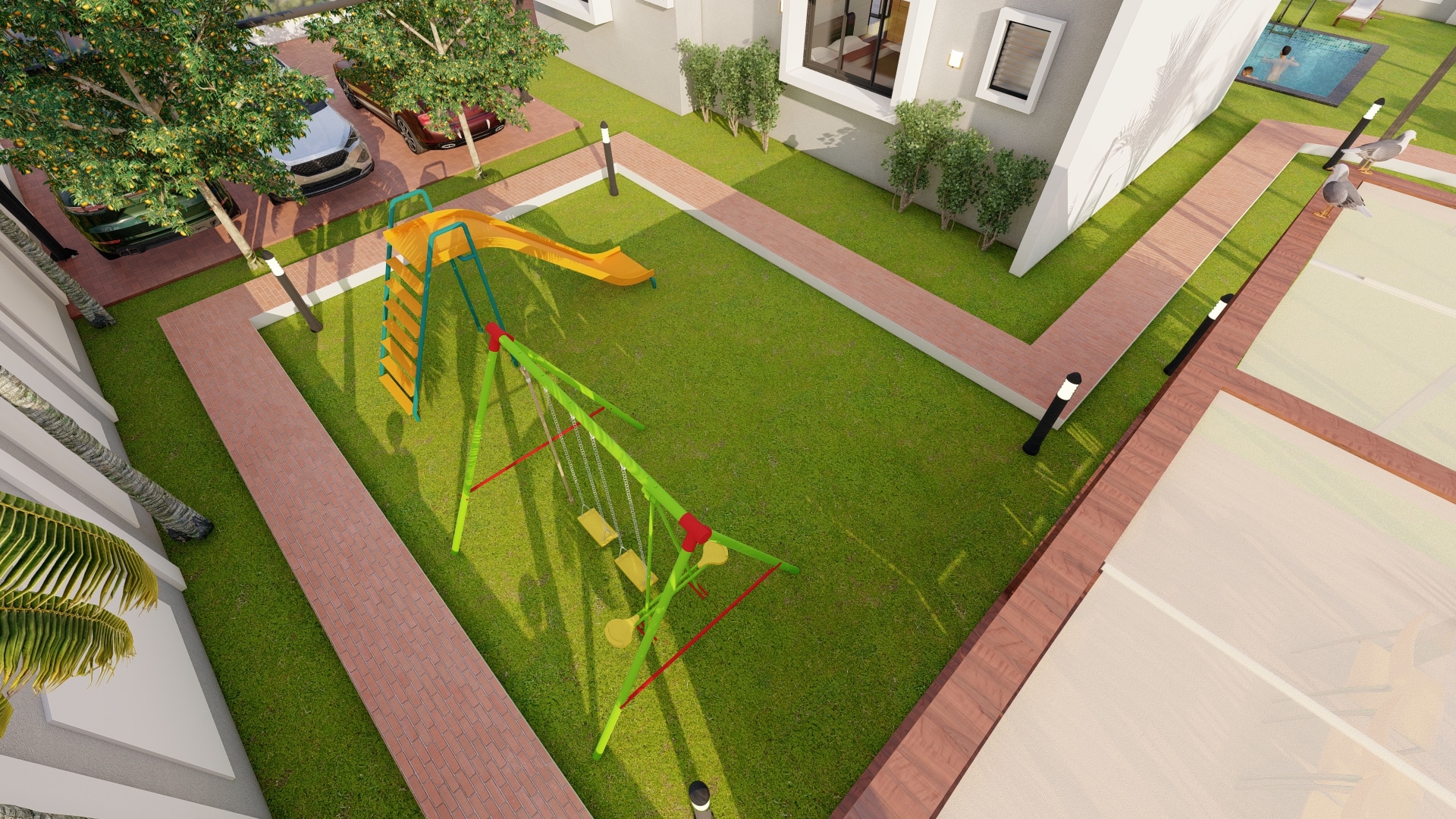 kids playarea for fun at countryside villas by urban terrace