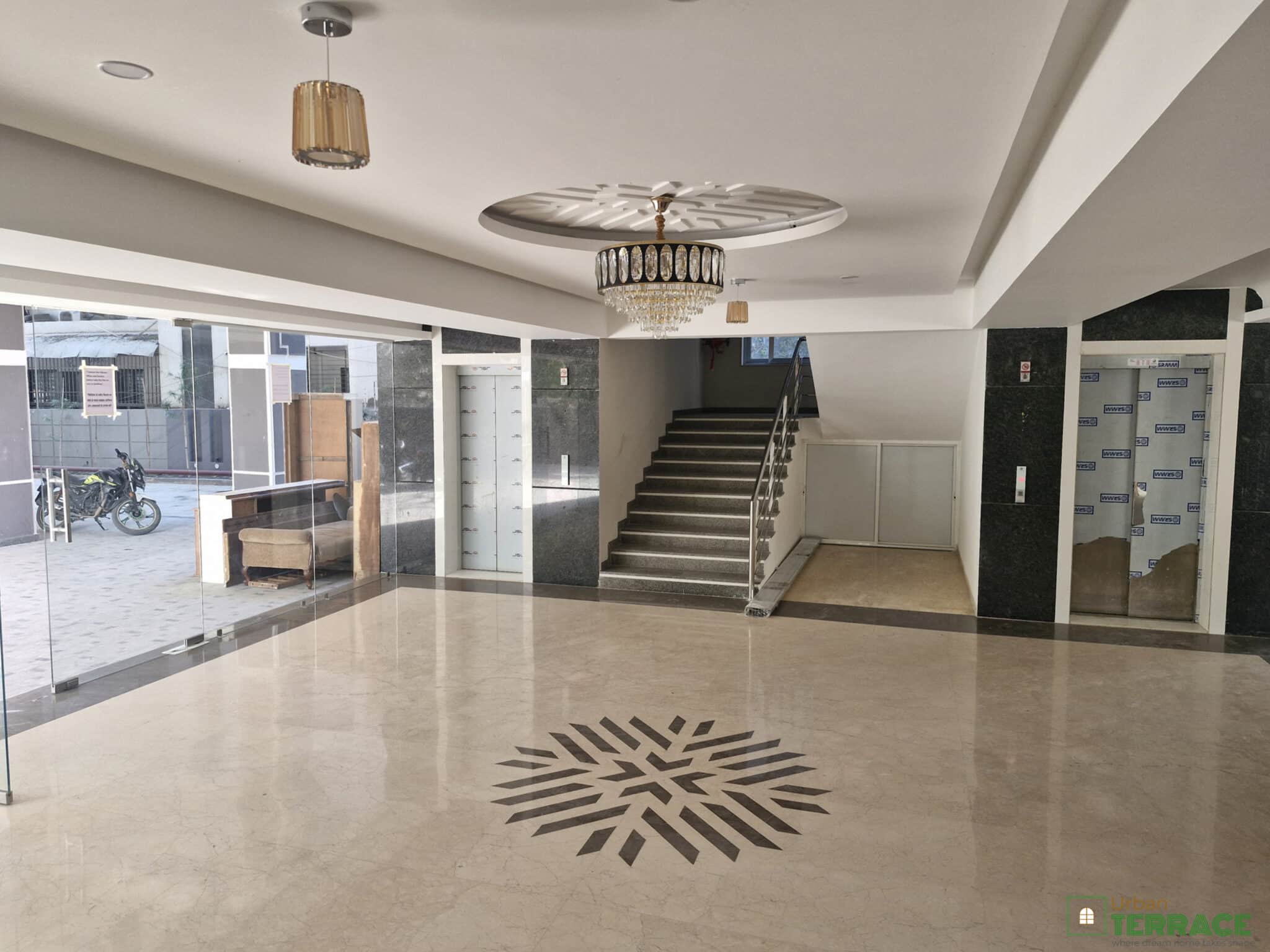 lobby area new 4bhk flat for sale by urban terrace