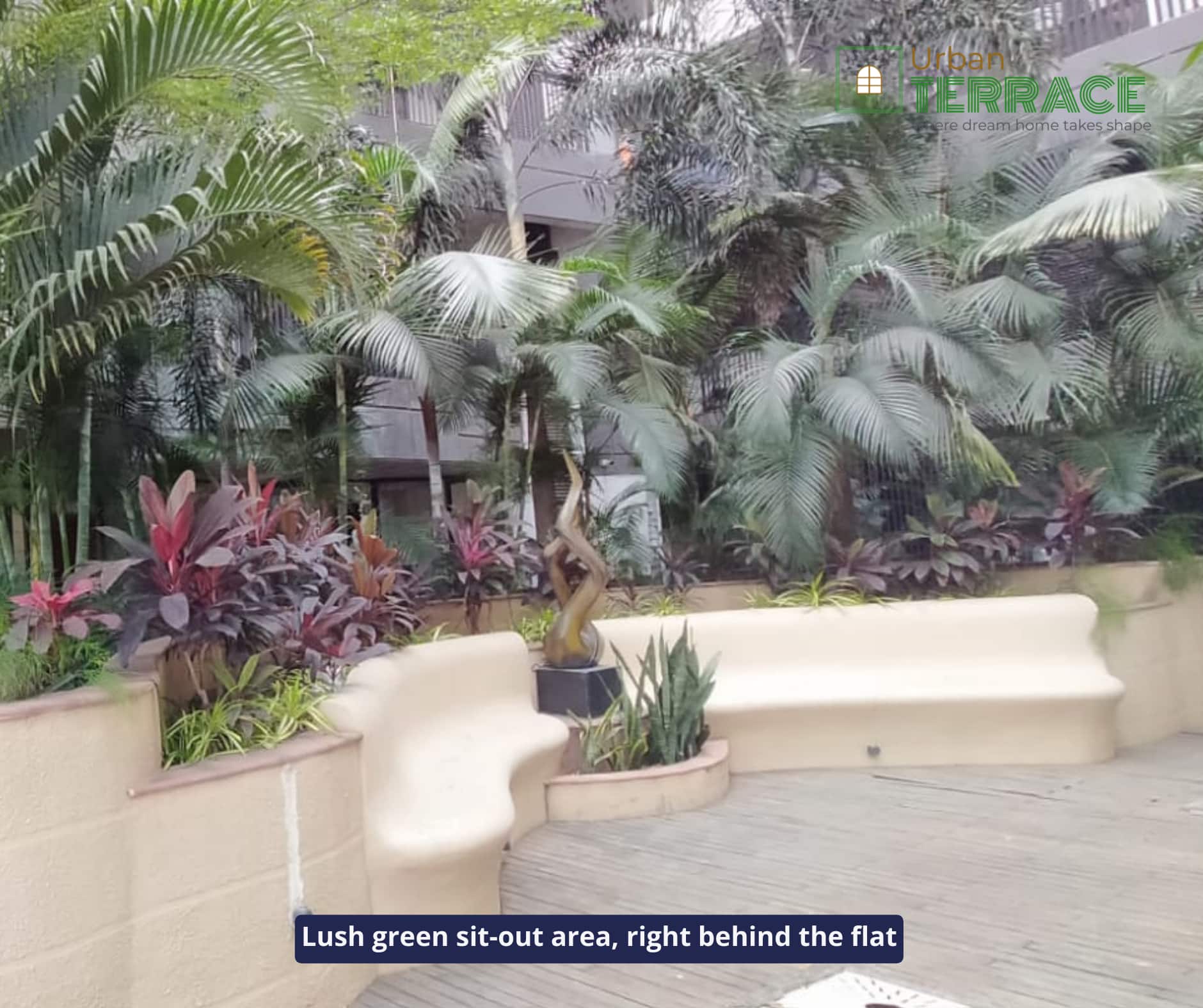 lush green sit out right behind this grand 4bhk flat